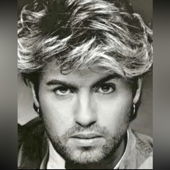 GEORGE MICHAEL Gorgeous B&W 8X10 Framed Photo - Picture 1 of 7